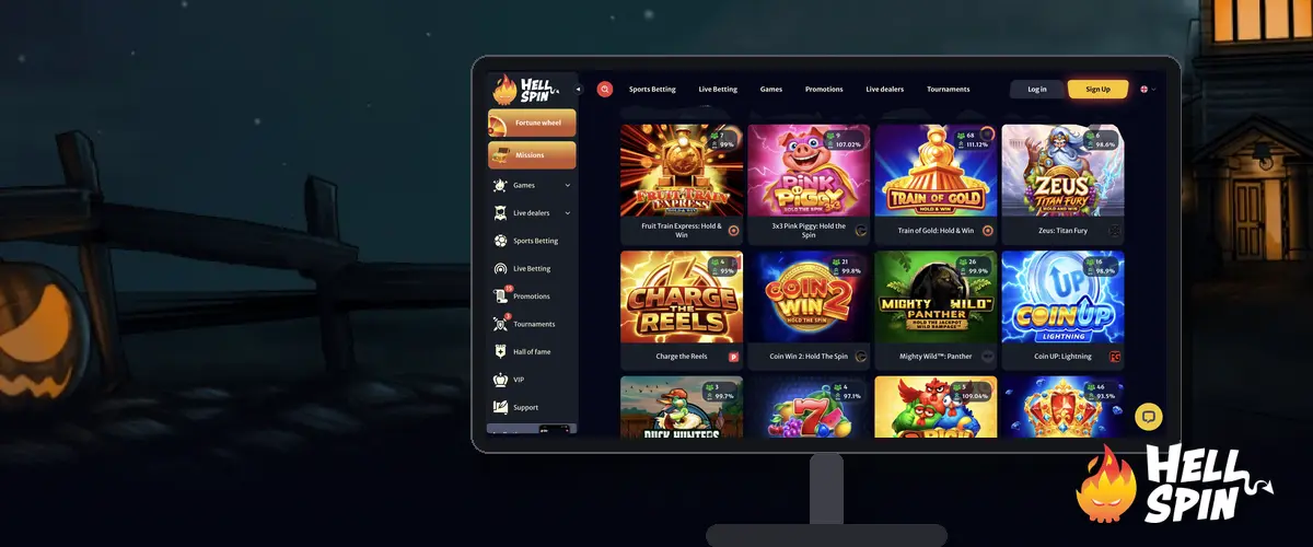 Mobilna izkušnja s casinojem HellSpin